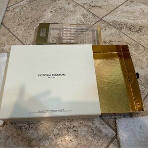 Victoria Beckham Cream and Gold Accent Box